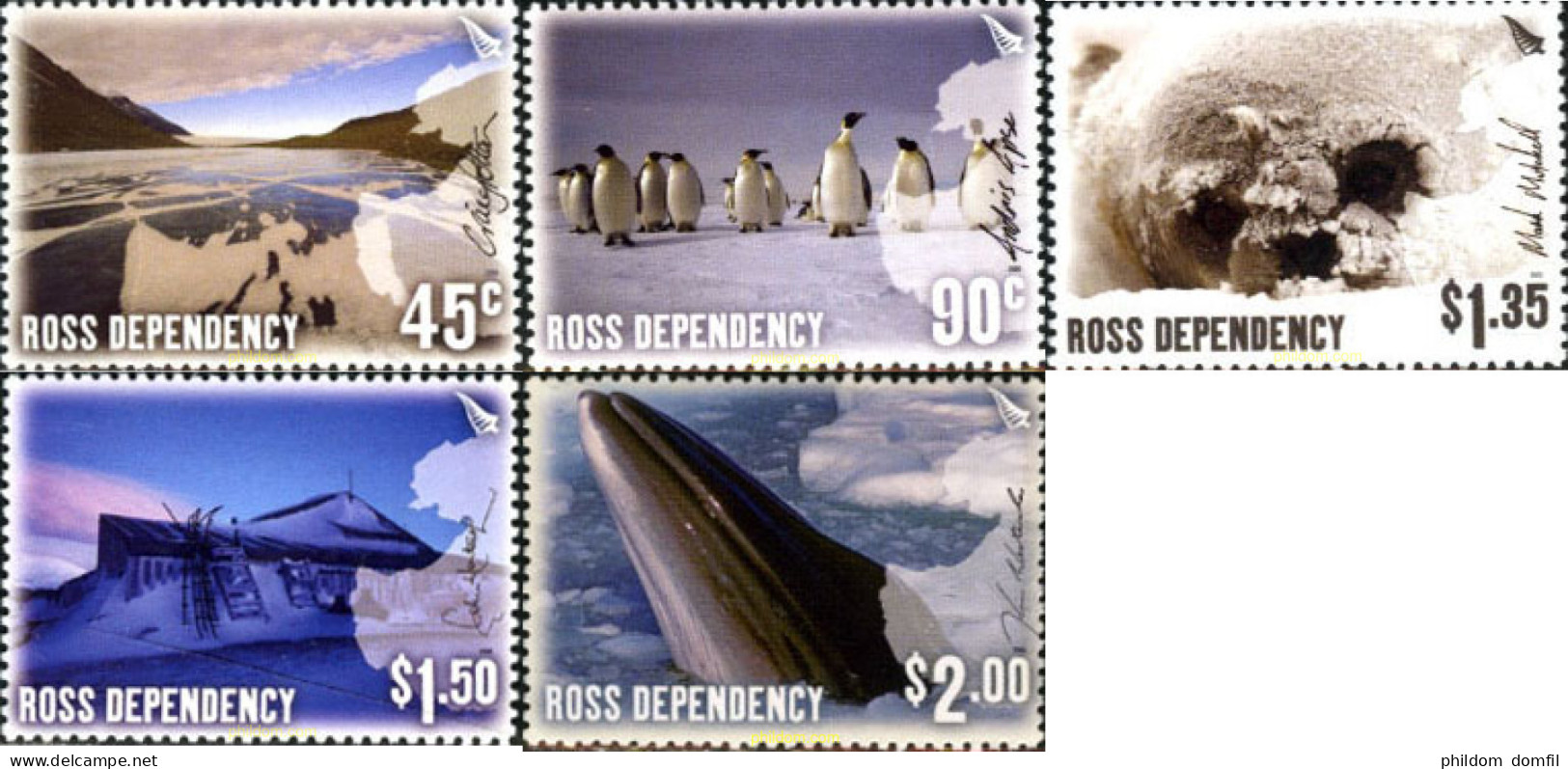 183061 MNH NUEVA ZELANDA. Dependencia Ross 2005 FOTOGRAFIAS DE LA ISLA - Neufs