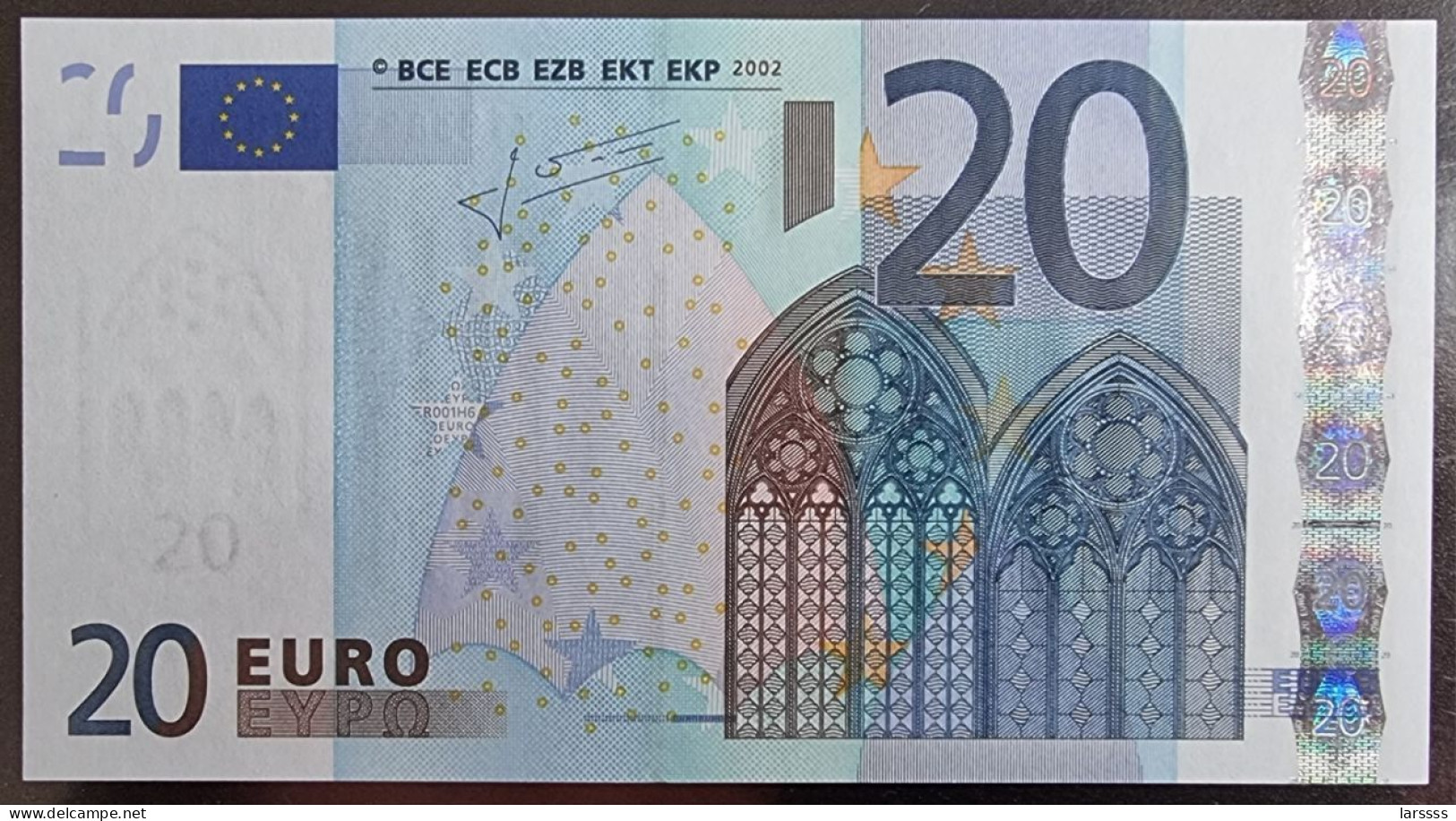 1 X 20€ Euro Trichet  R001H6 X18382348388 - UNC - 20 Euro