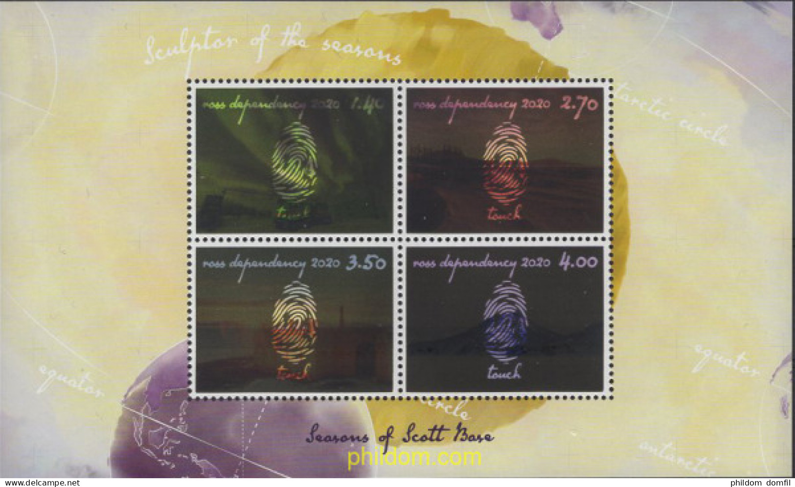 638702 MNH NUEVA ZELANDA. Dependencia Ross 2020 ESTACION BASE SCOTT - Unused Stamps