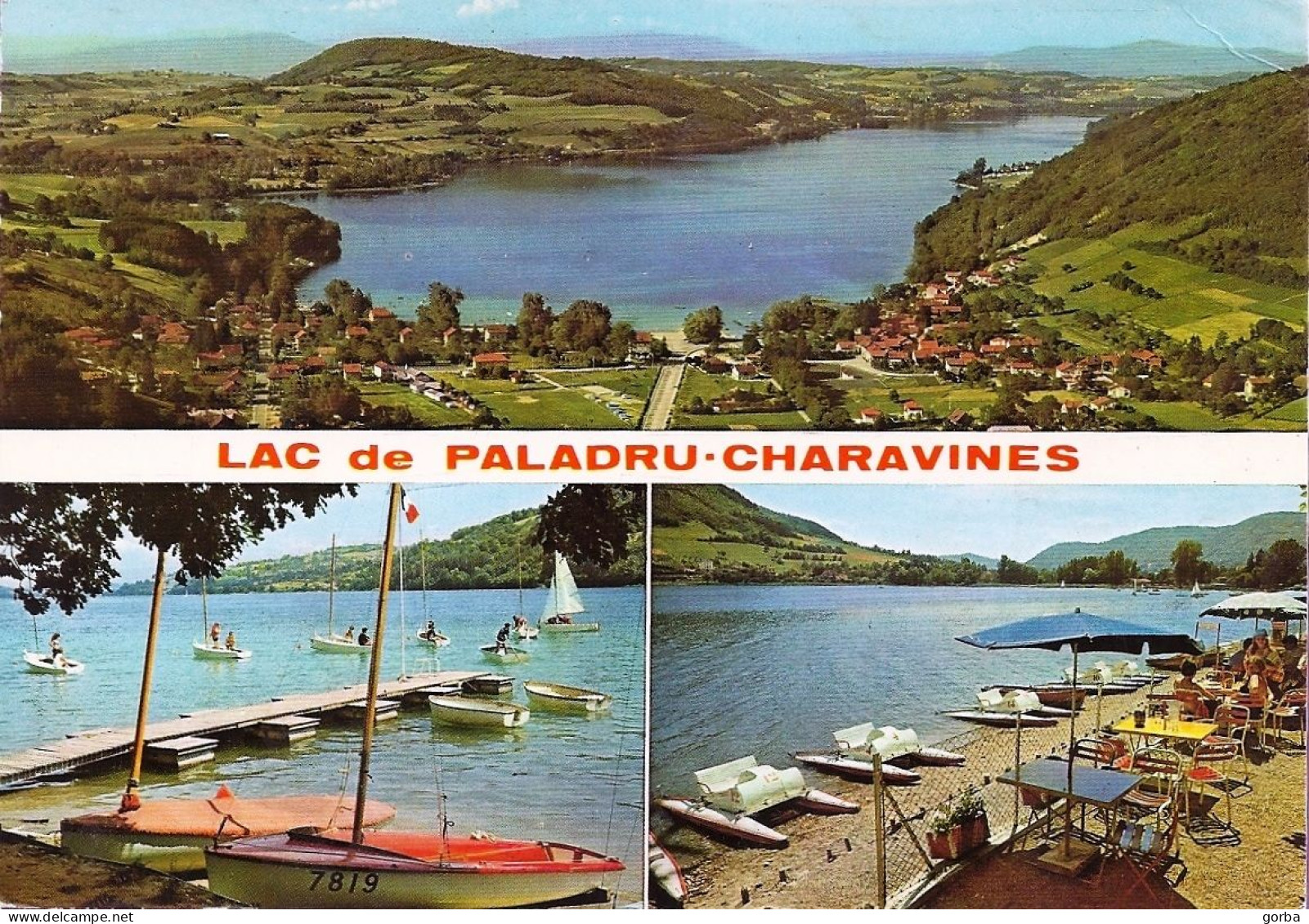 *CPM  - 38 - PALADRU - Lac De Paladru-Charavines - Multivues - Paladru