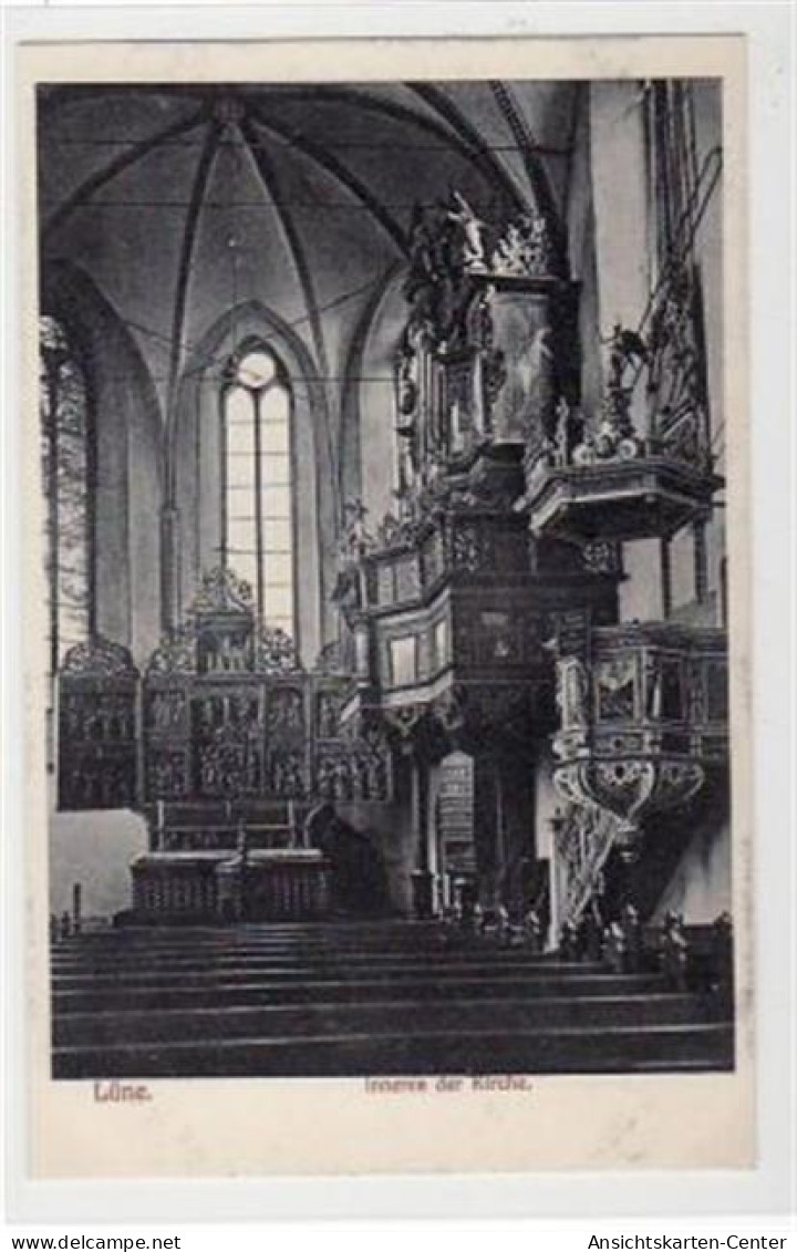 39068301 - Lueneburg Mit Innerem Der Kirche Ungelaufen  Gute Erhaltung. - Lüneburg