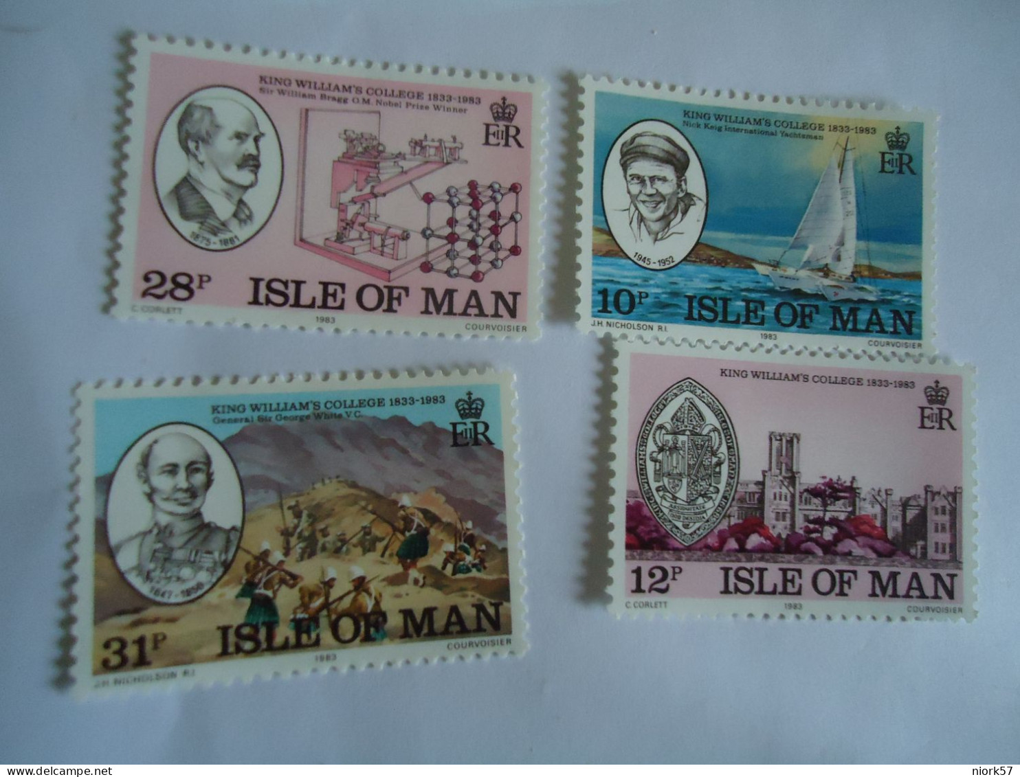 ISLE OF MAN   MNH 4 SET 1983  EXPLORER - Erforscher