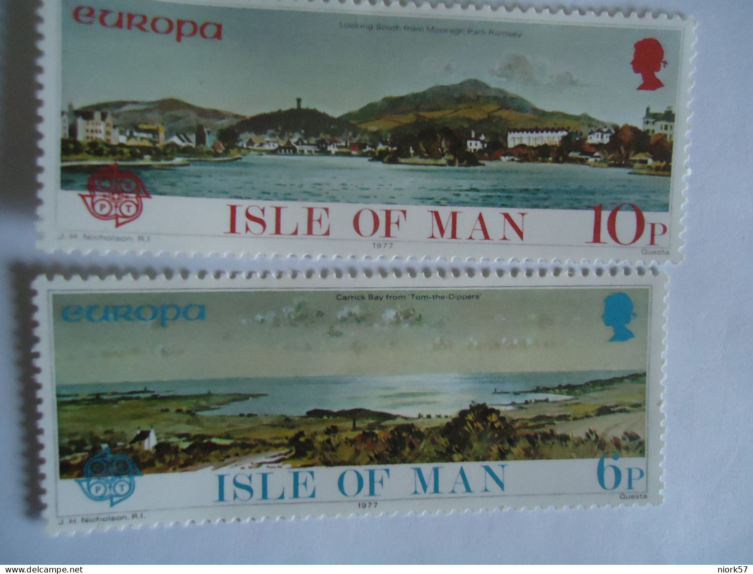 ISLE OF MAN   MNH  SET 2 EUROPA 1977 - 1977