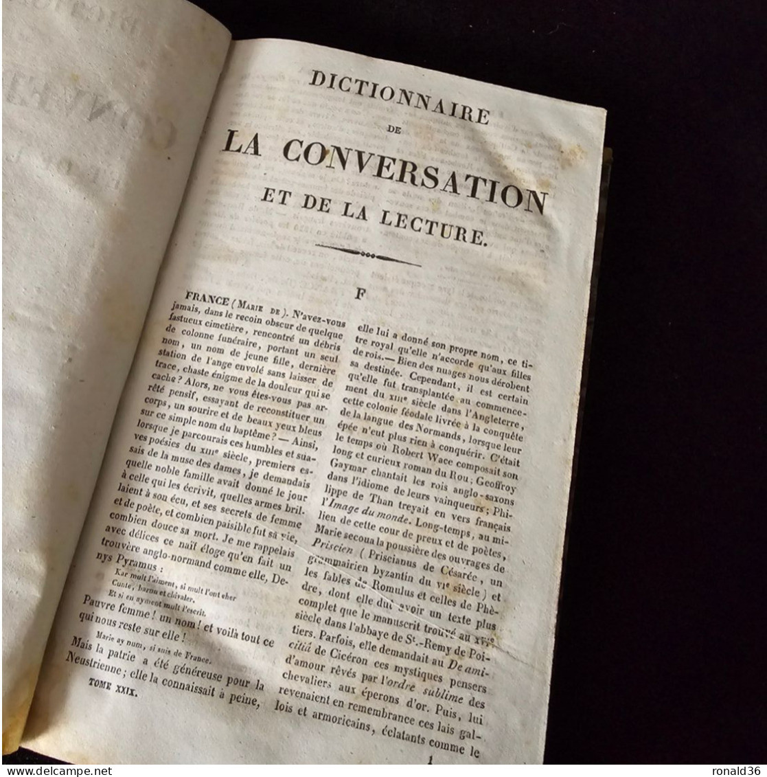 Livre Ancien 1836 Dictionnaire Benjamin FRANKLIN GARE  GASTRONOMIE GARDE : NATIONALE CHAMPETRE FORESTIER PECHE CHASSE - Dictionnaires