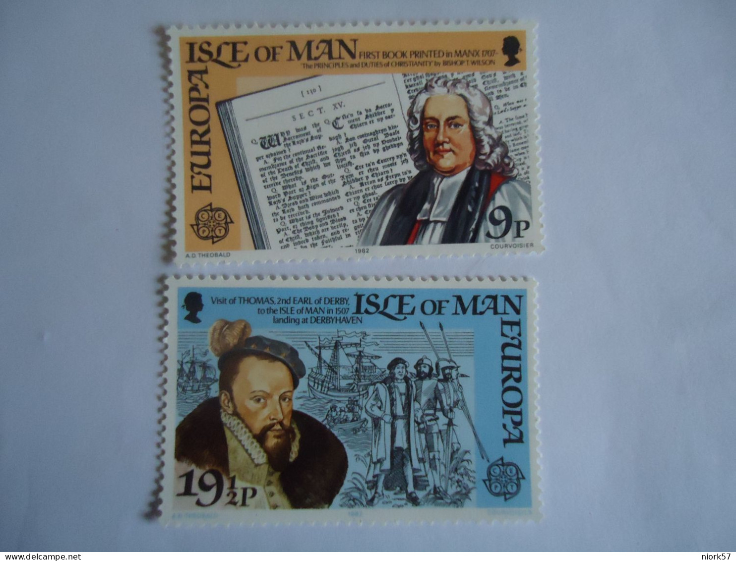 ISLE OF MAN  MNH  SET EUROPA 82 - 1982