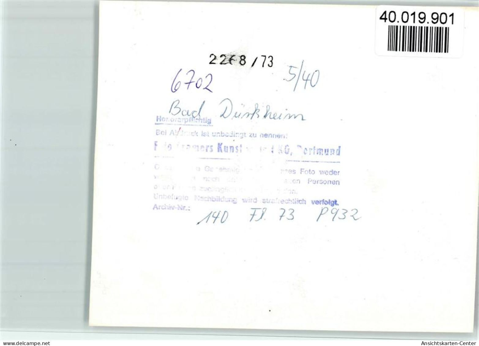 40019901 - Bad Duerkheim - Bad Dürkheim