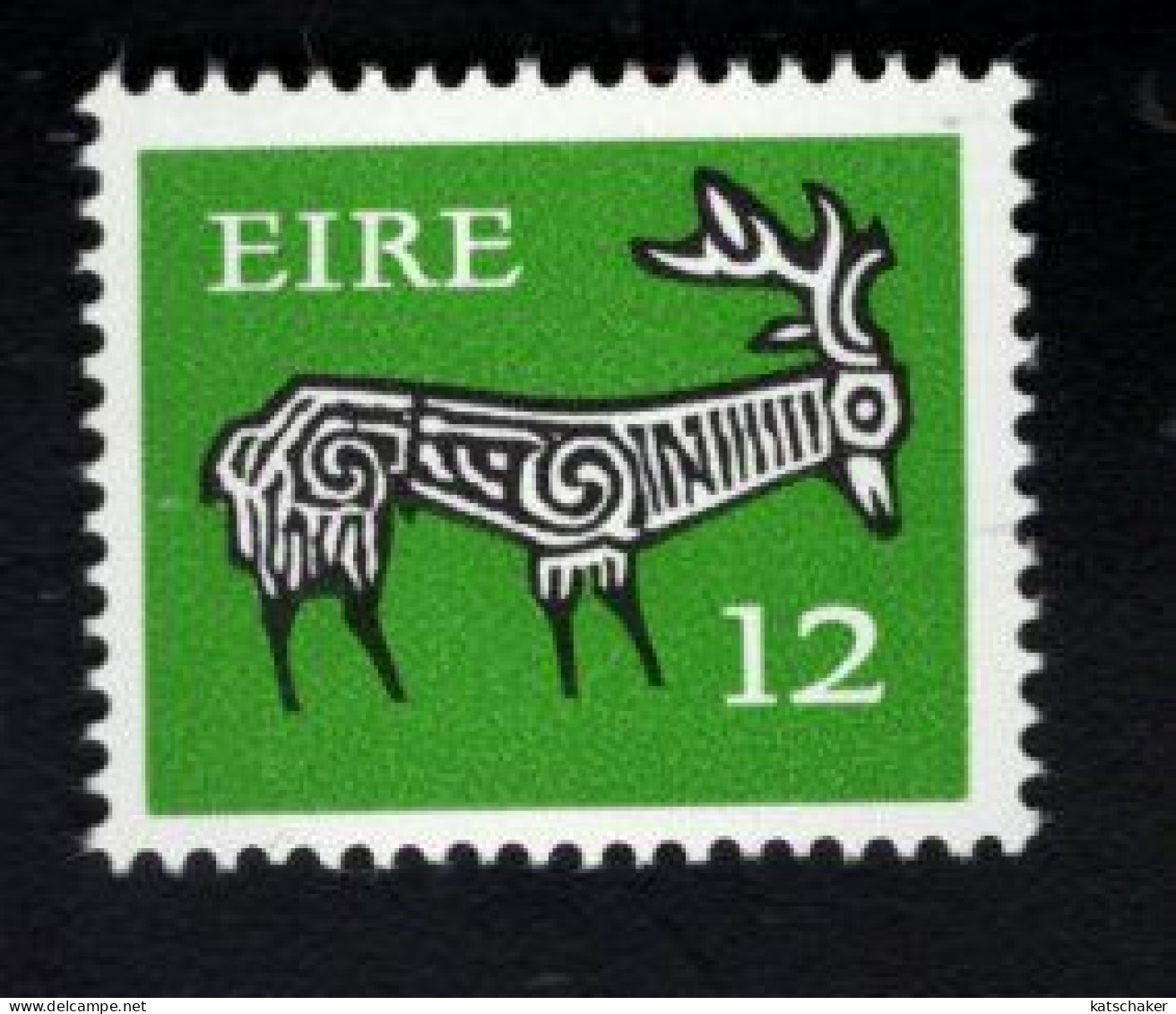 2001079553  1974  SCOTT 302A (XX) POSTFRIS  MINT NEVER HINGED - CURRENCY ISSUE - STAG - Unused Stamps