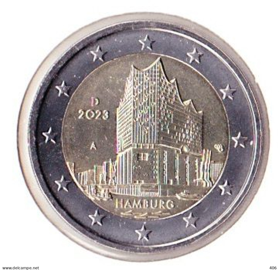 2 Euro Commémoratif Allemagne 2023 - Hamburg - Duitsland