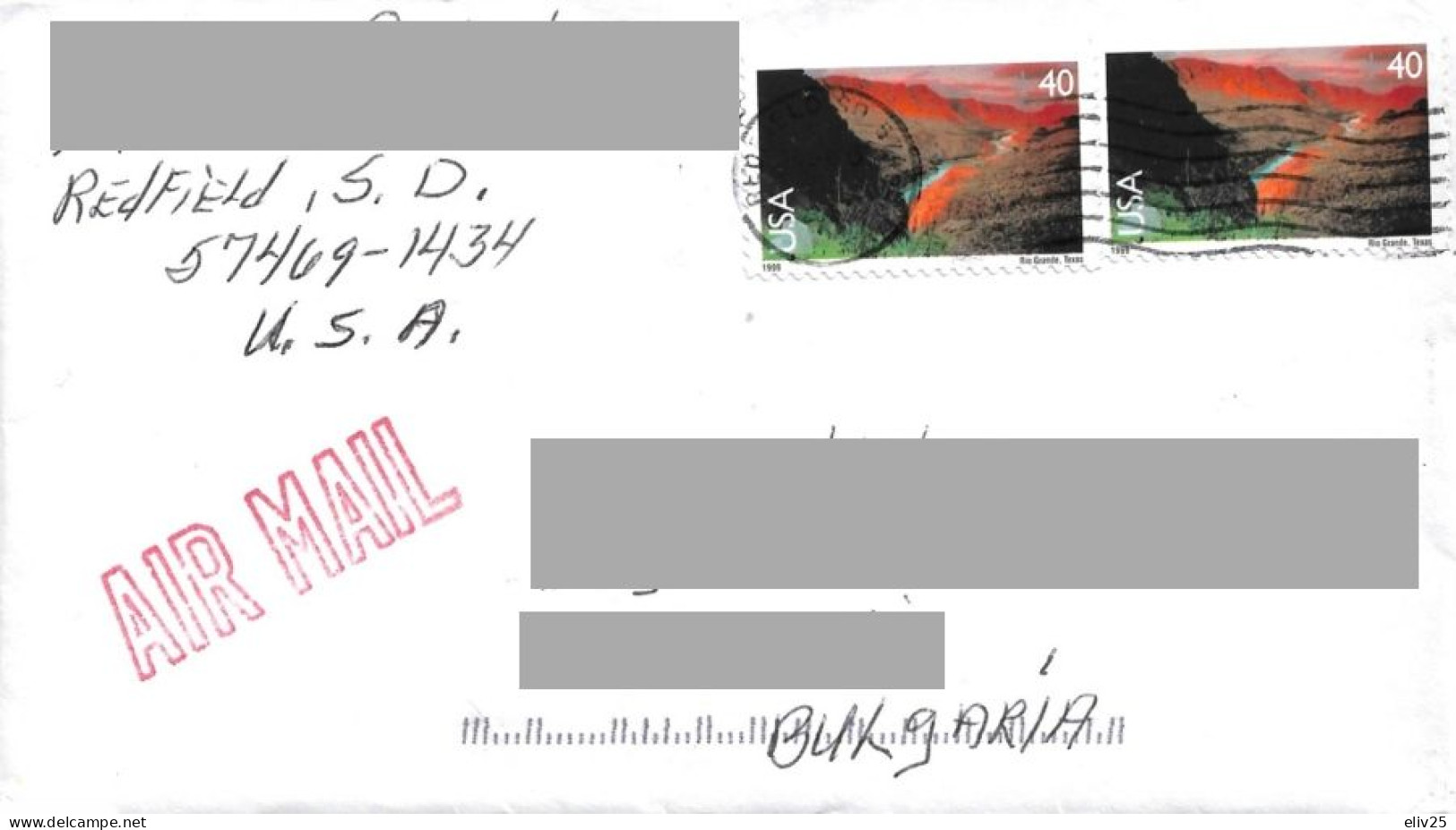 United States 2003, Cover To Bulgaria - Briefe U. Dokumente