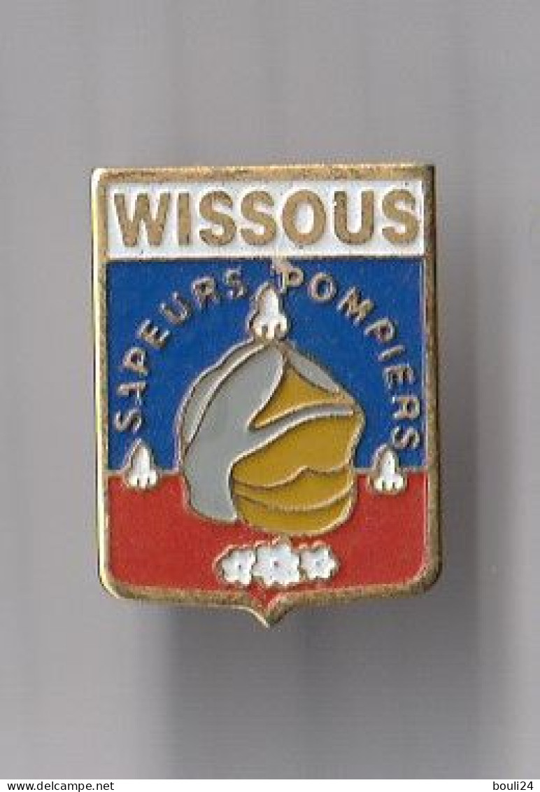 PIN'S THEME  POMPIERS WISSOUS DANS L'ESSONNE - Brandweerman