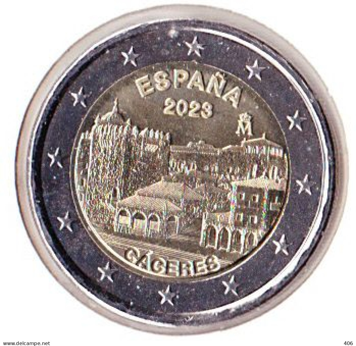 2 Euro Commémoratif Espagne 2023 - Caceres - Espagne