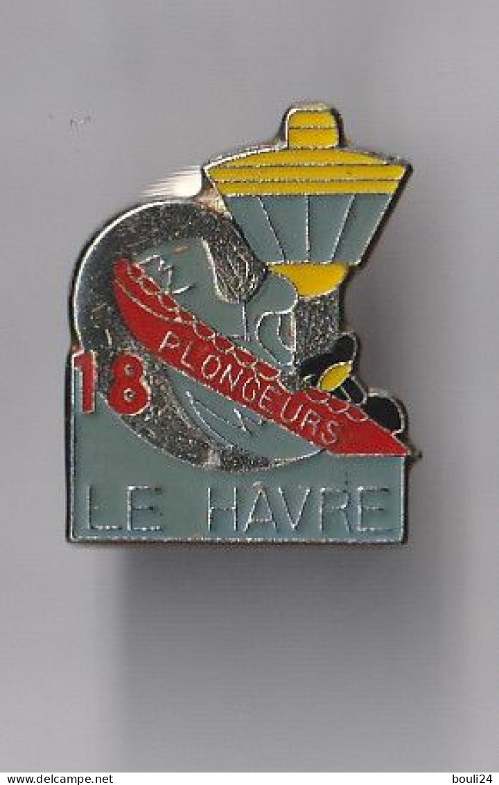 PIN'S THEME POMPIERS  LE HAVRE PLONGEURS - Firemen