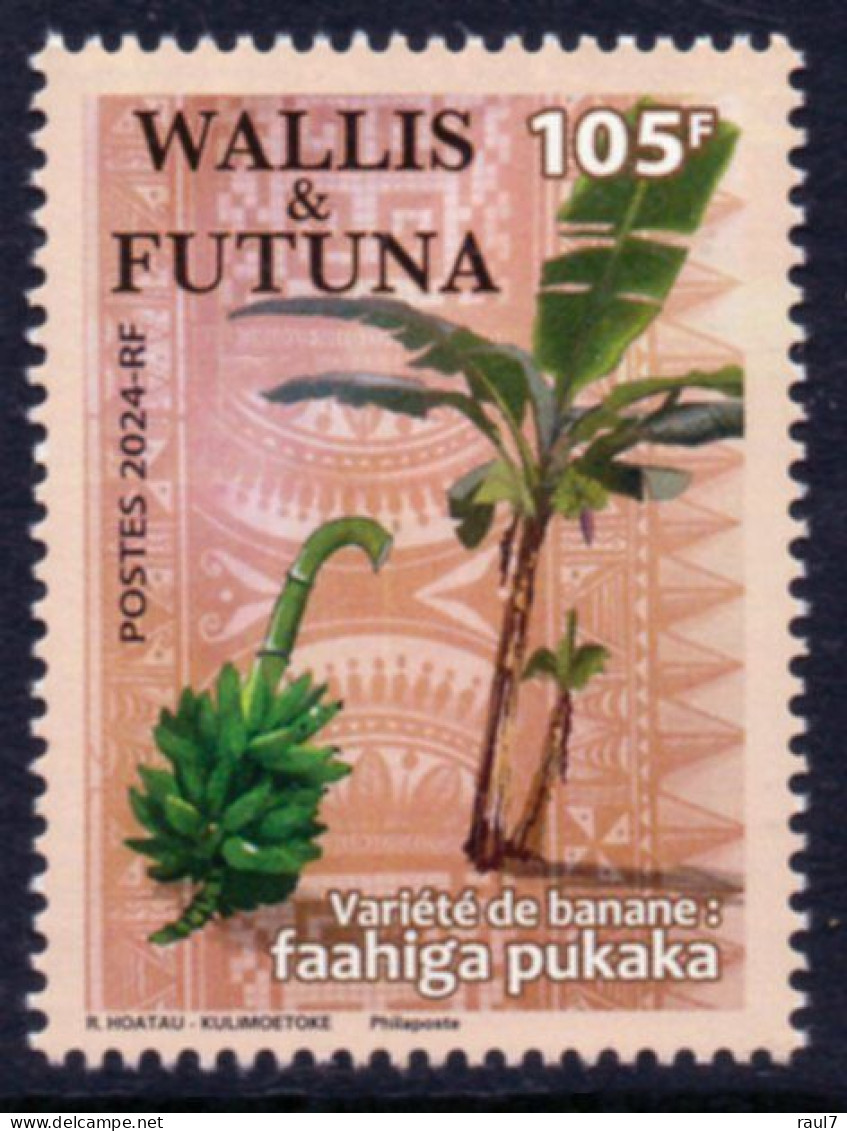 Wallis Et Futuna 2024 - Fruits, Bananes - 1 Val Neuf // Mnh - Ongebruikt
