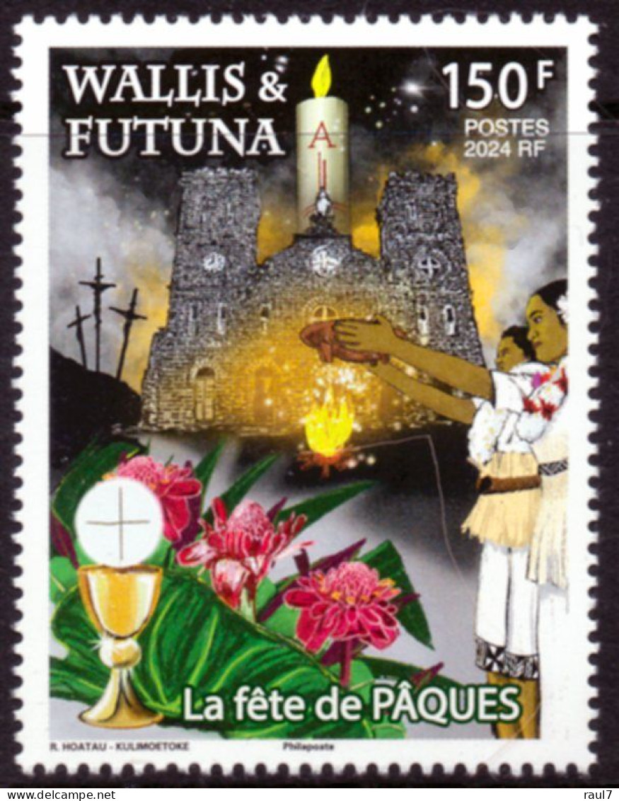 Wallis Et Futuna 2024 - La Fête De Pâques - 1 Val Neuf // Mnh - Nuevos