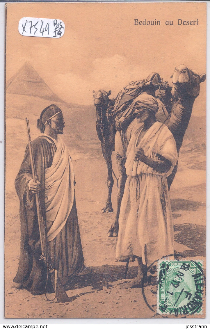 EGYPTE- BEDOUIN AU DESERT- PYRAMIDES - Piramiden