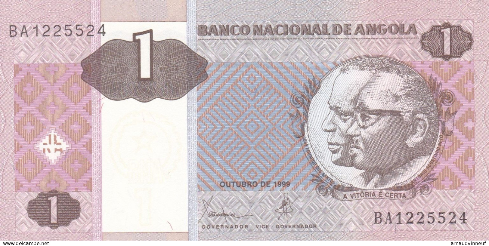 ANGOLA UN BILLET DE 1 - Angola