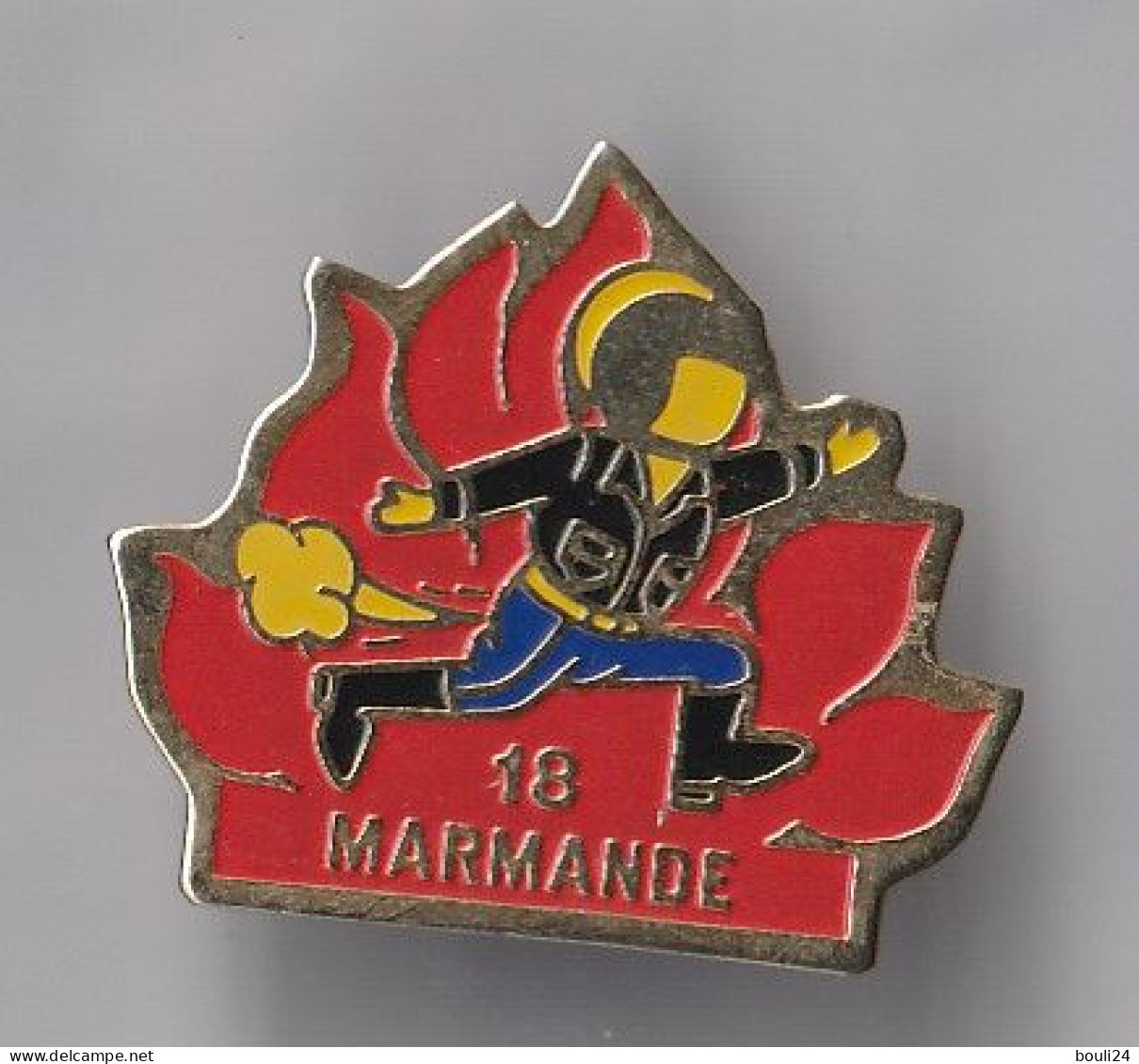 PIN'S THEME POMPIERS  SAPEURS DE MARMANDE  EN LOT ET GARONNE - Feuerwehr