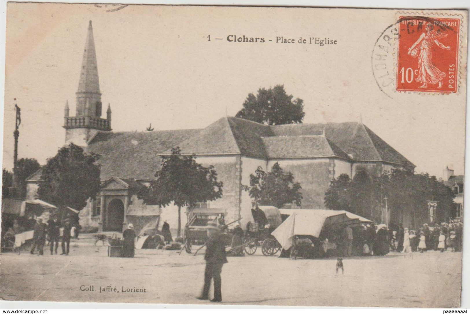 CLOHARS CARNOET  PLACE DE L EGLISE - Clohars-Carnoët