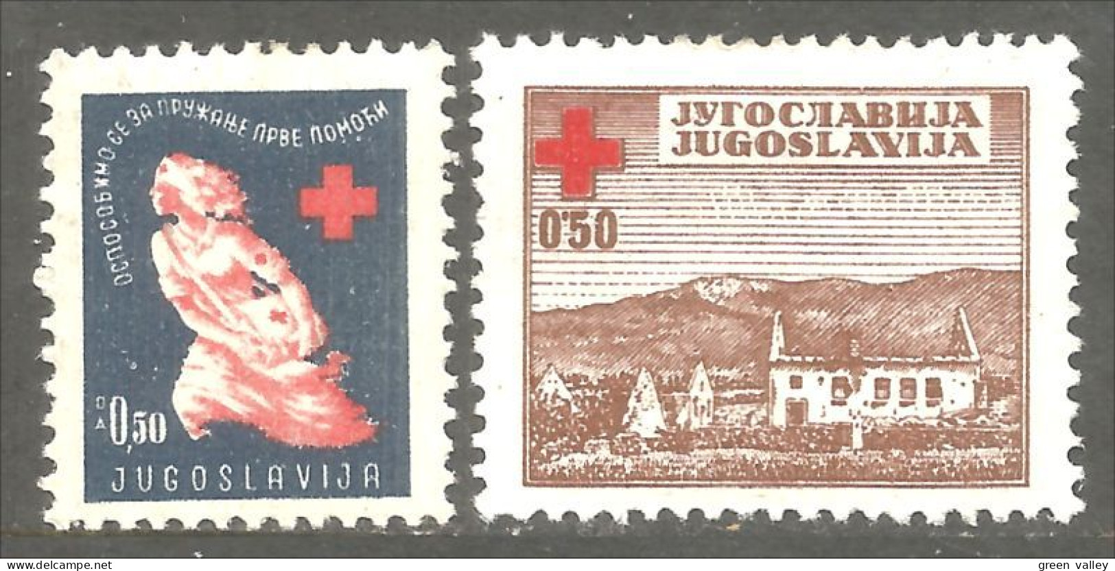 954 Yougoslavie Postal Tax 1947-48 MH * Neuf (YUG-411) - Beneficenza