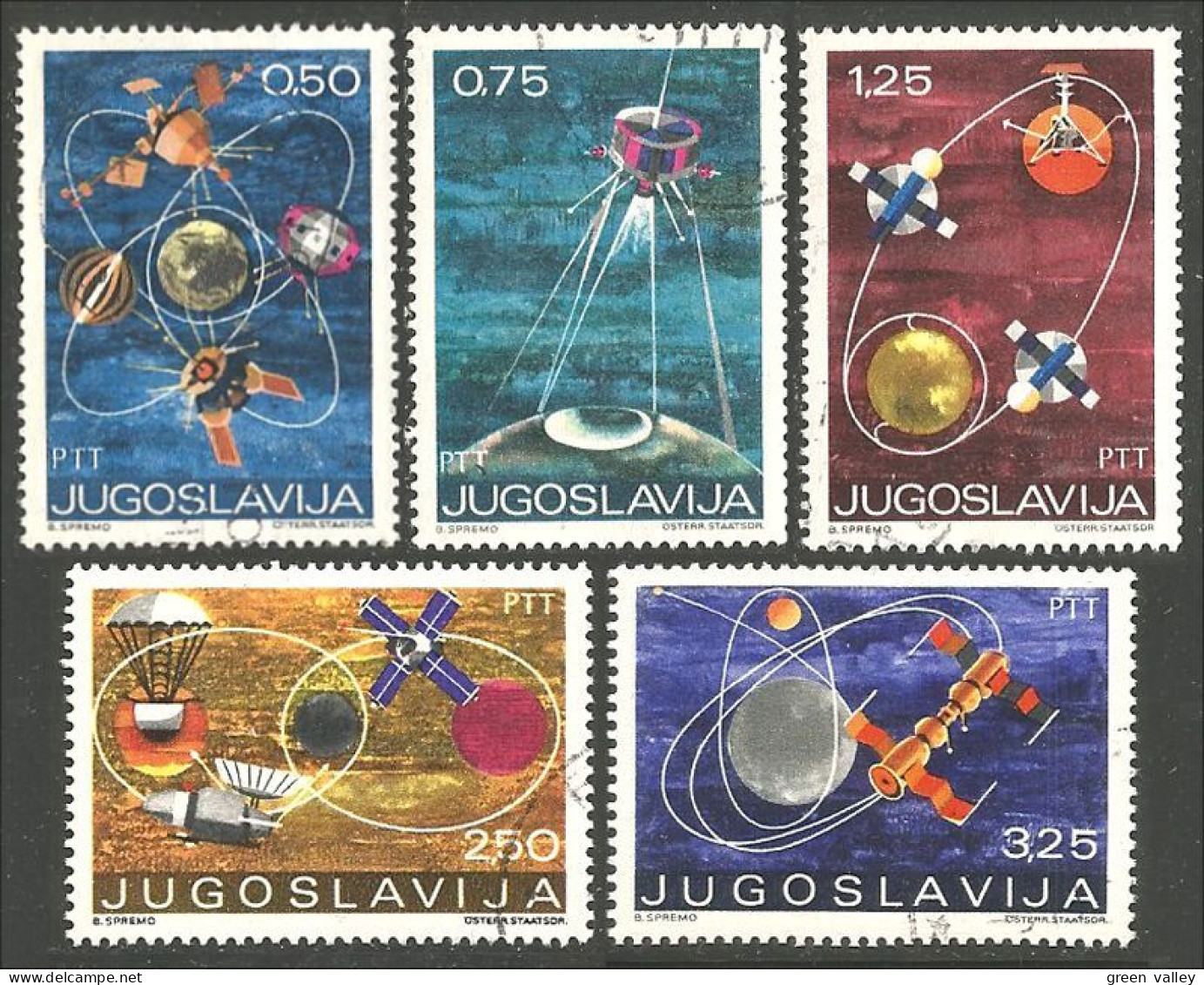 954 Yougoslavie Espace Space Satellite Communications (YUG-339) - Telecom
