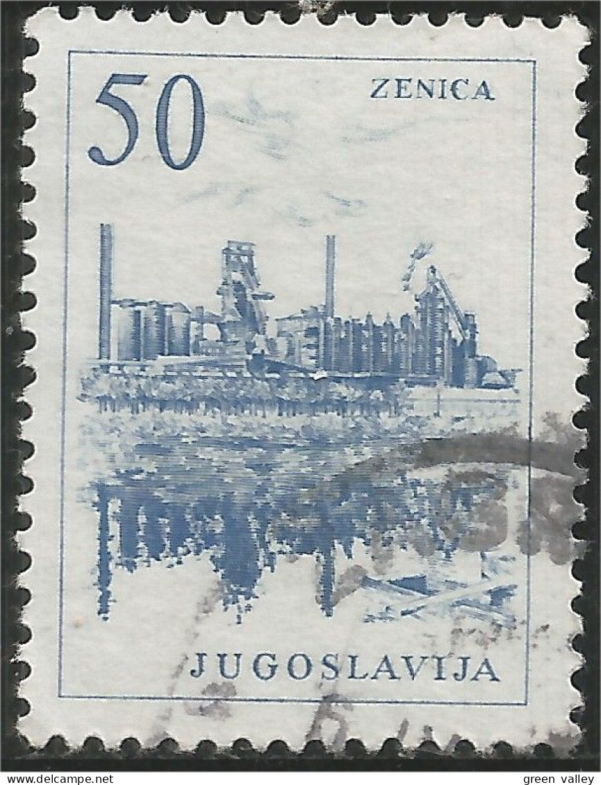 954 Yougoslavie Metal Mine Mining Zenica Acier Steel (YUG-278) - Minéraux
