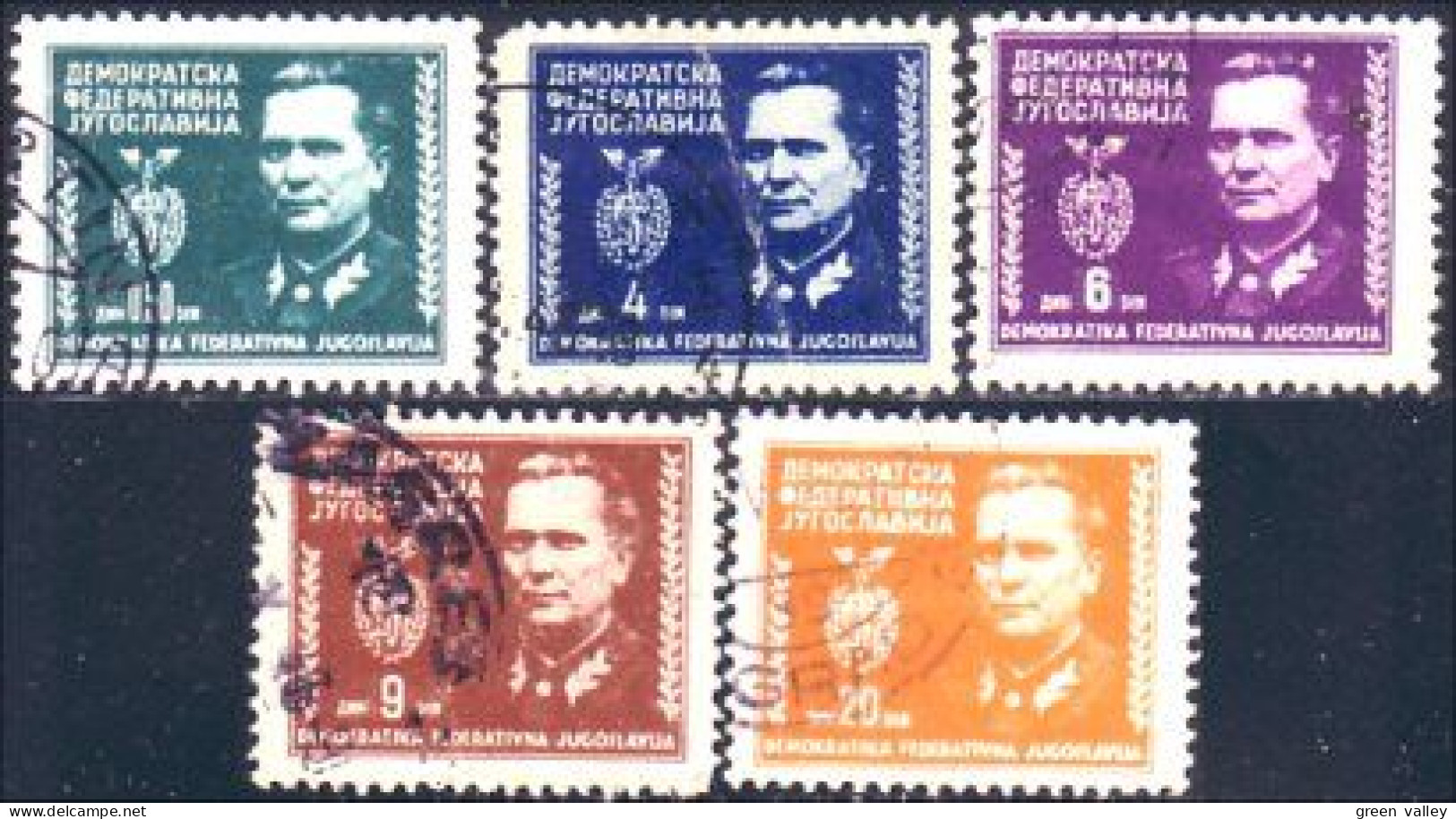 954 Yougoslavie Tito (YUG-220) - Used Stamps