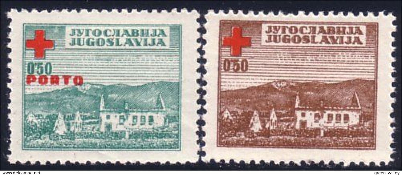 954 Yougoslavie Ruins Ruines MNH ** Neuf SC (YUG-112a) - Ungebraucht