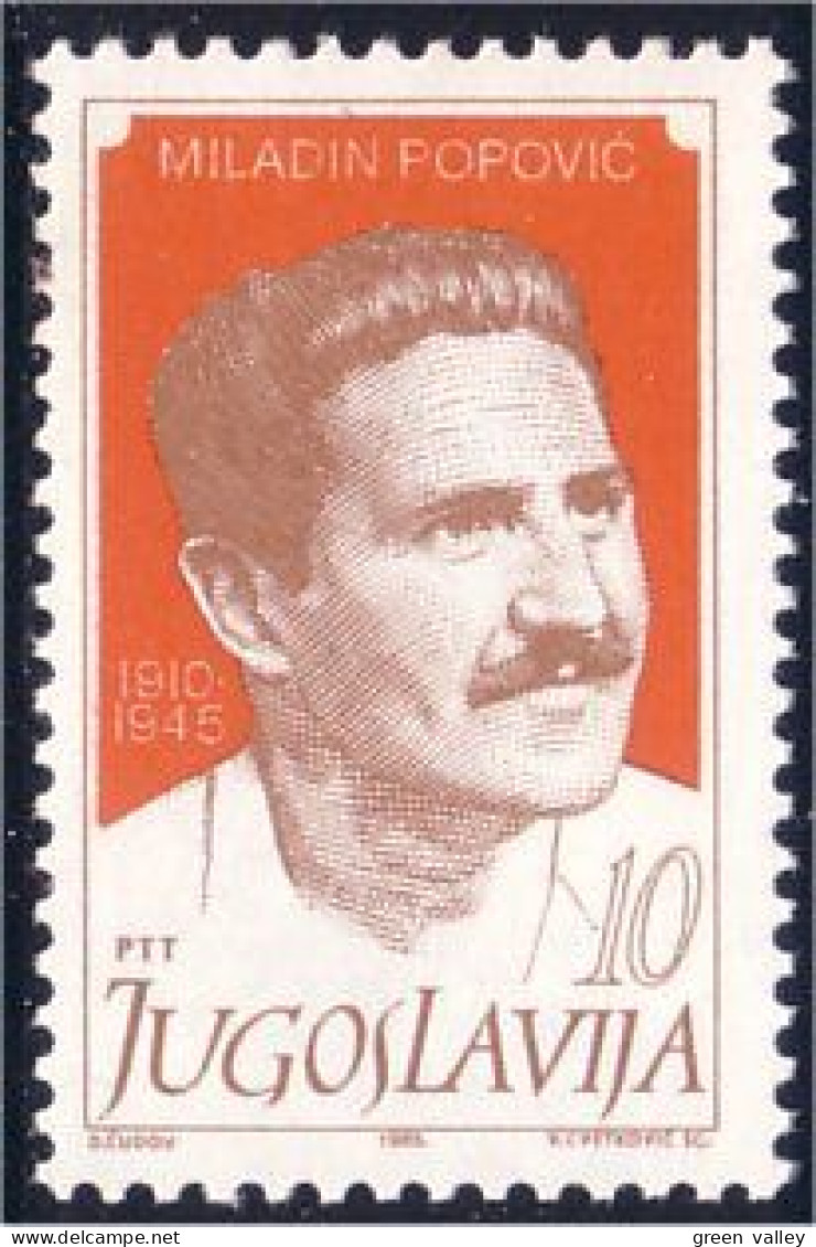 954 Yougoslavie Popovic MNH ** Neuf SC (YUG-94) - Ungebraucht