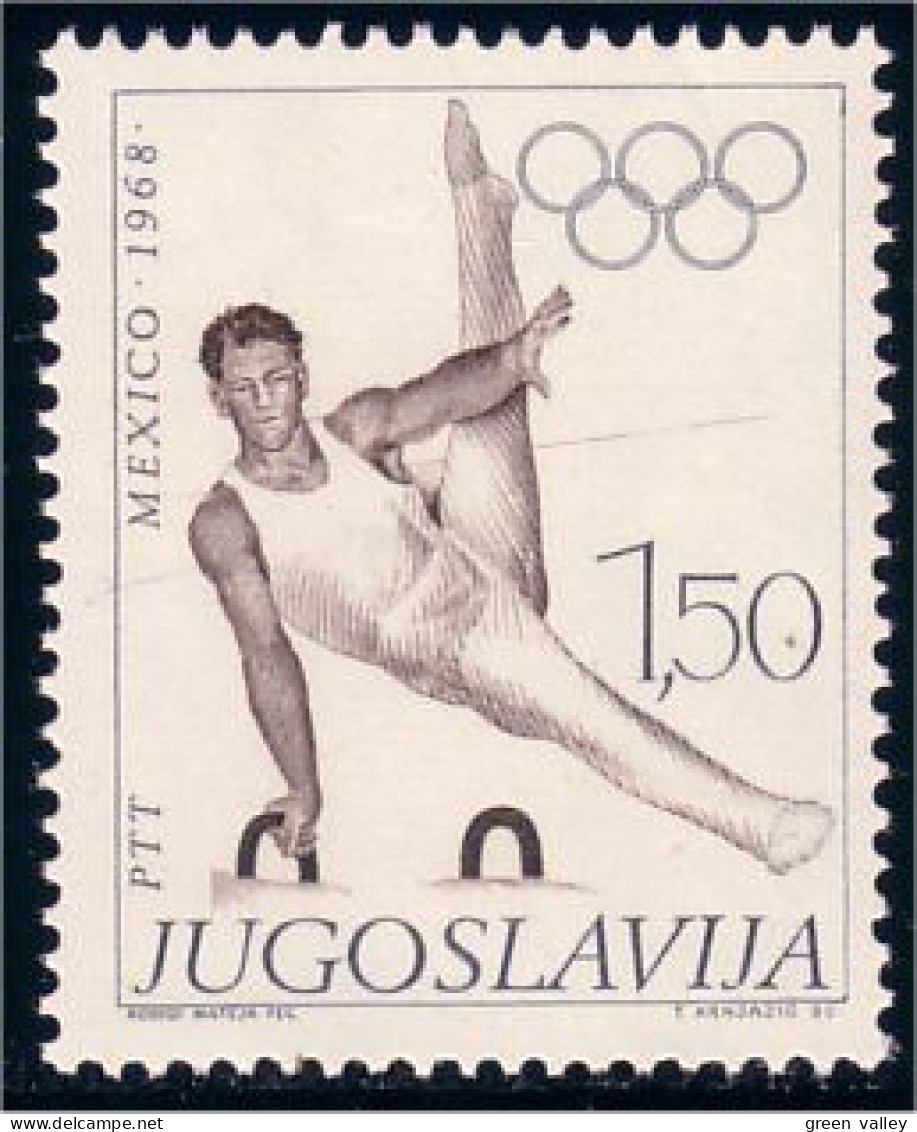 954 Yougoslavie Gymnastique MNH ** Neuf SC (YUG-40) - Gymnastics