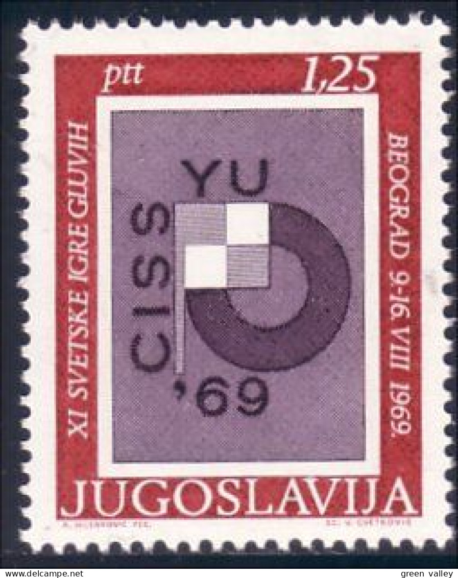 954 Yougoslavie Deaf People Sourds Muets MNH ** Neuf SC (YUG-16a) - Altri & Non Classificati