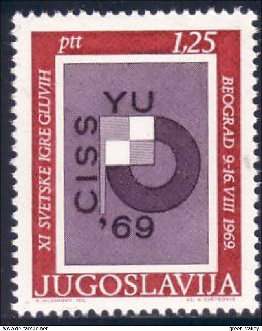 954 Yougoslavie Deaf People Sourds Muets MNH ** Neuf SC (YUG-16d) - Behinderungen