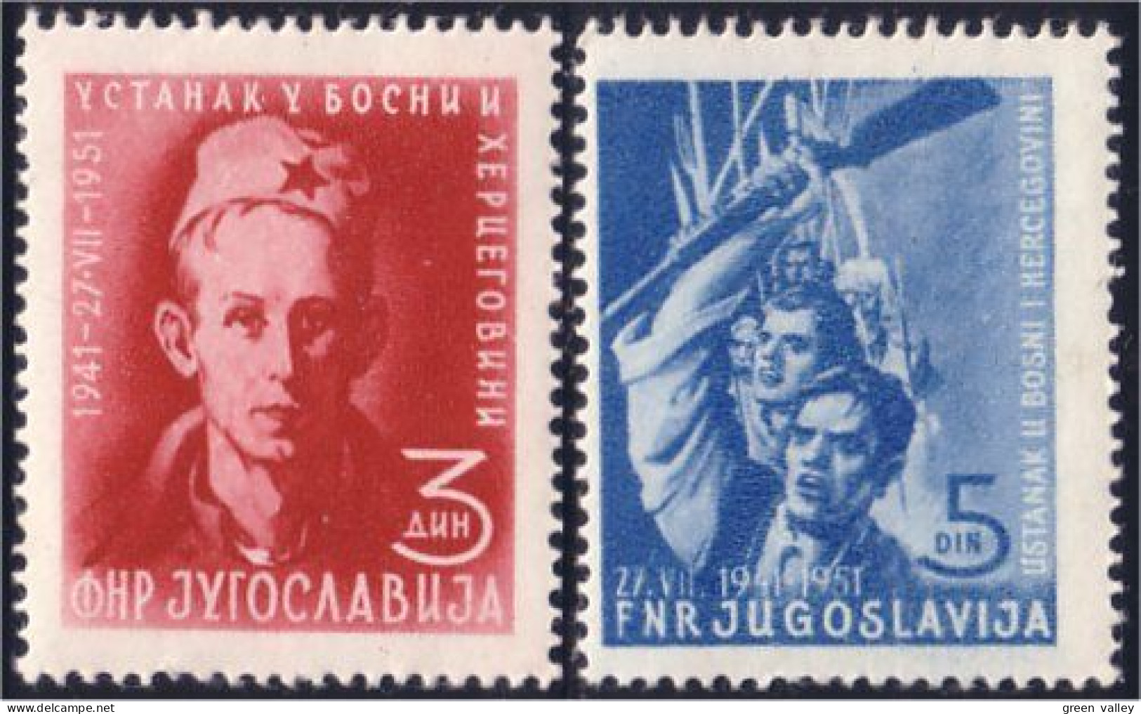 954 Yougoslavie Sium Bolaj MH * Neuf CH (YUG-26) - Unused Stamps