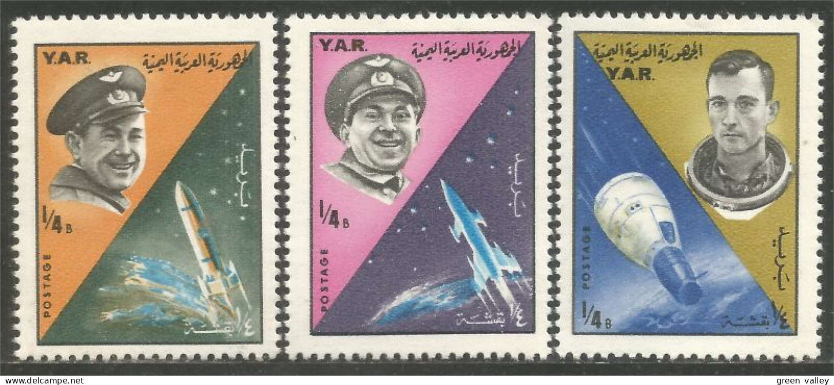 950 Yemen Espace Cosmonautes Russes Russian Cosmonauts Space MH * Neuf (YEM-64) - Yémen