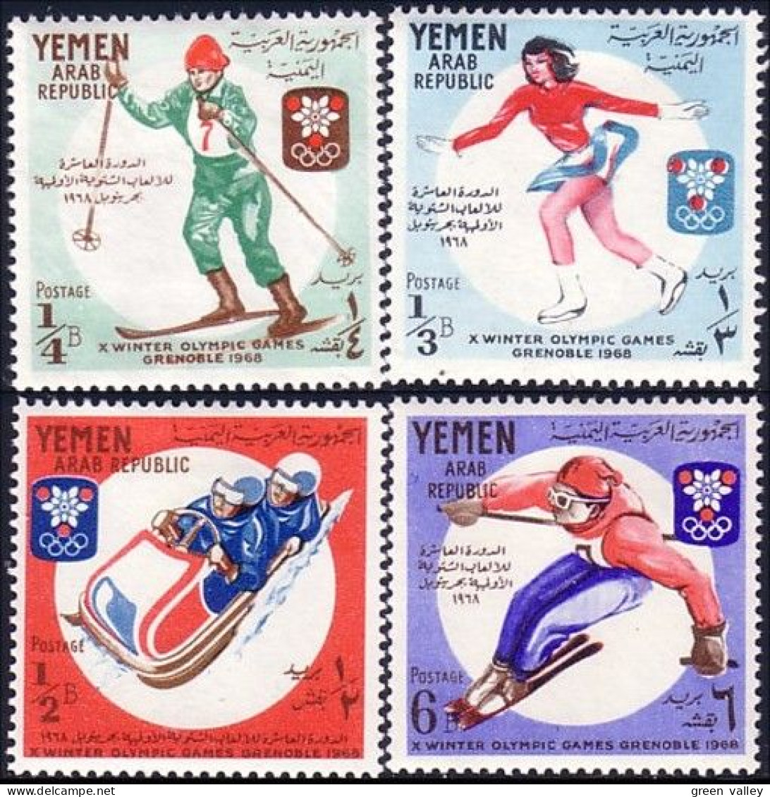 950 Yemen 1968 Grenoble MH Neuf * CH (YEM-13) - Winter 1968: Grenoble