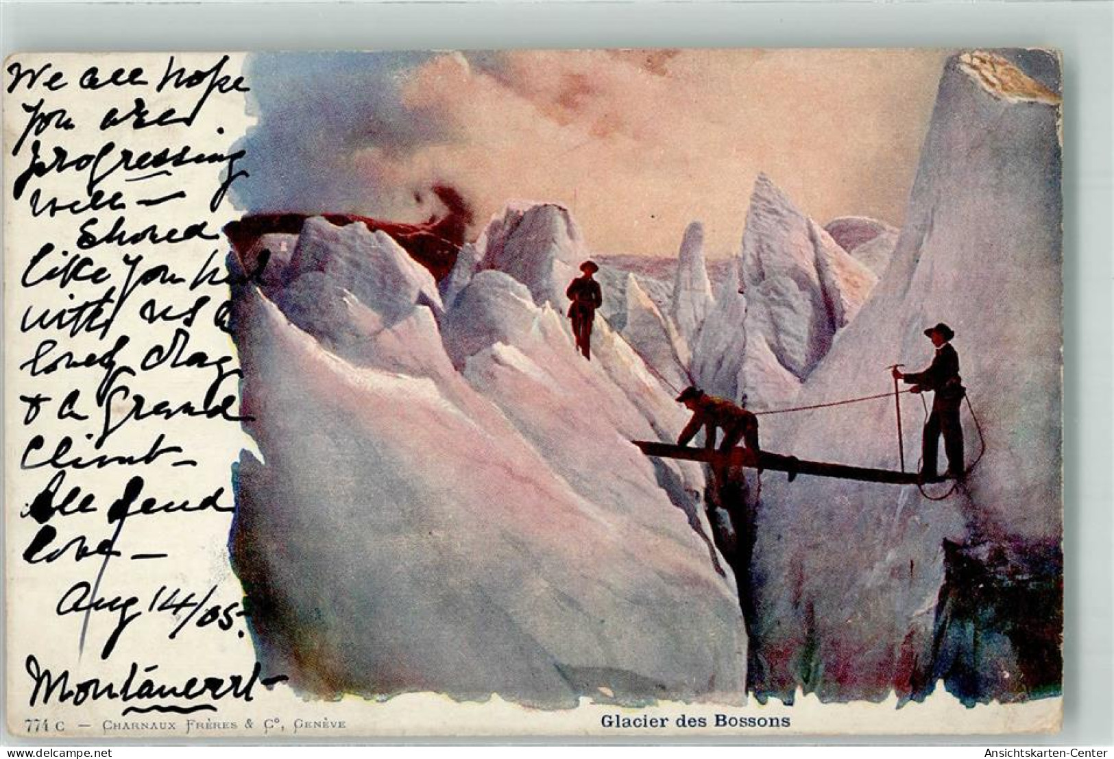 39595801 - Glacier Des Bossons Charnaux Freres Nr.774 - Mountaineering, Alpinism