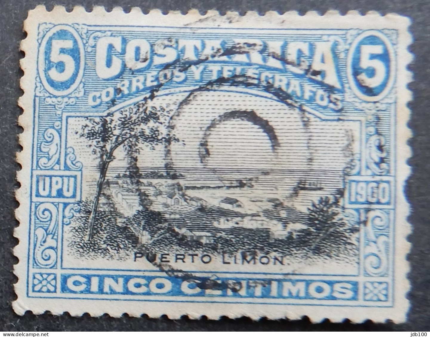 Costa Rica 1901 (1c) Puerto Limon - Costa Rica