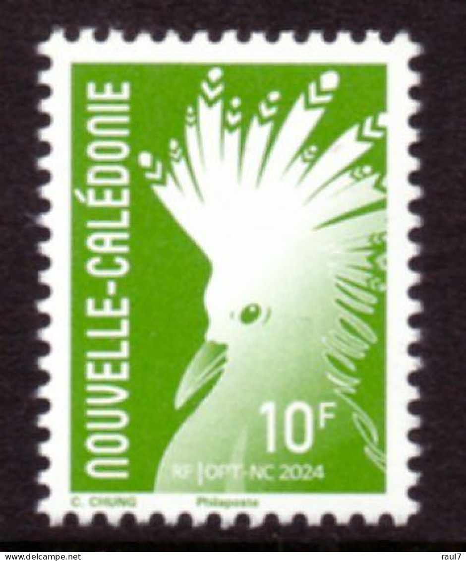 Nouvelle-Calédonie 2024 - Série Courante 2024, Le Cagou - 1 Val Neuf // Mnh - Neufs