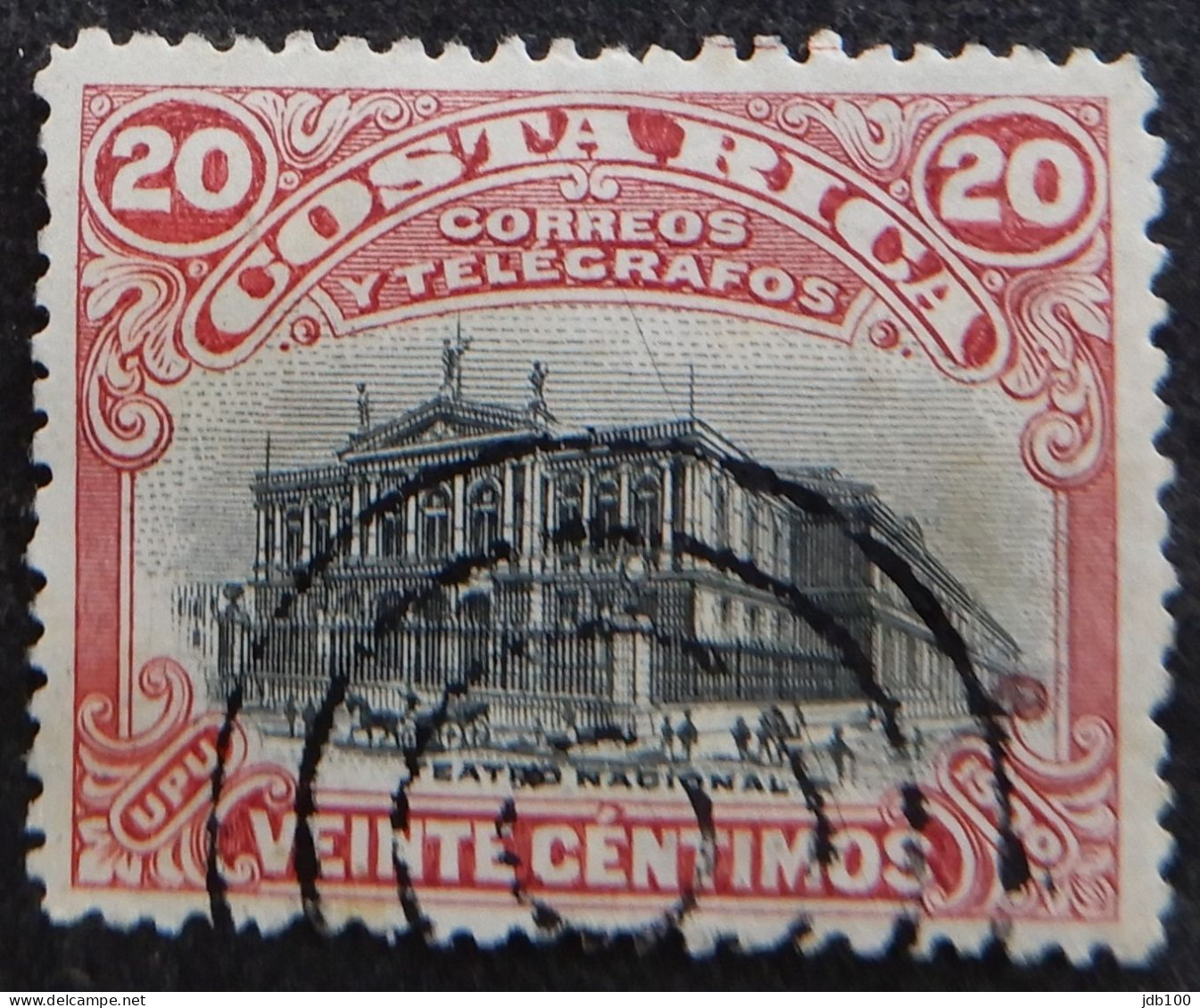 Costa Rica 1901 (1e) Teatro Nacional - Costa Rica