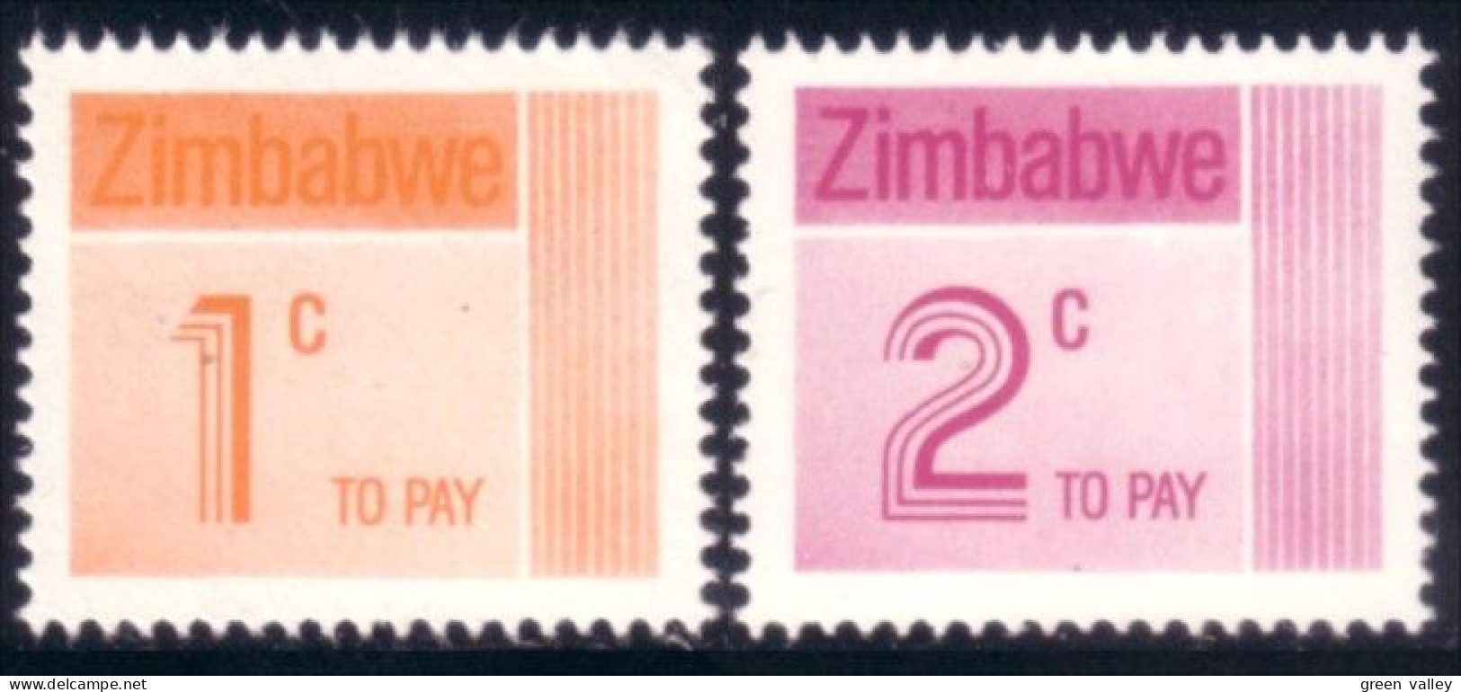 962 Zimbabwe Timbres Taxe Postage Due (ZIM-30) - Zimbabwe (1980-...)