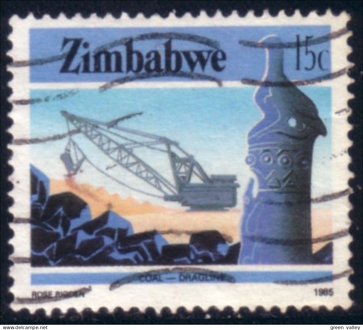 962 Zimbabwe Charbon Coal (ZIM-39) - Minéraux