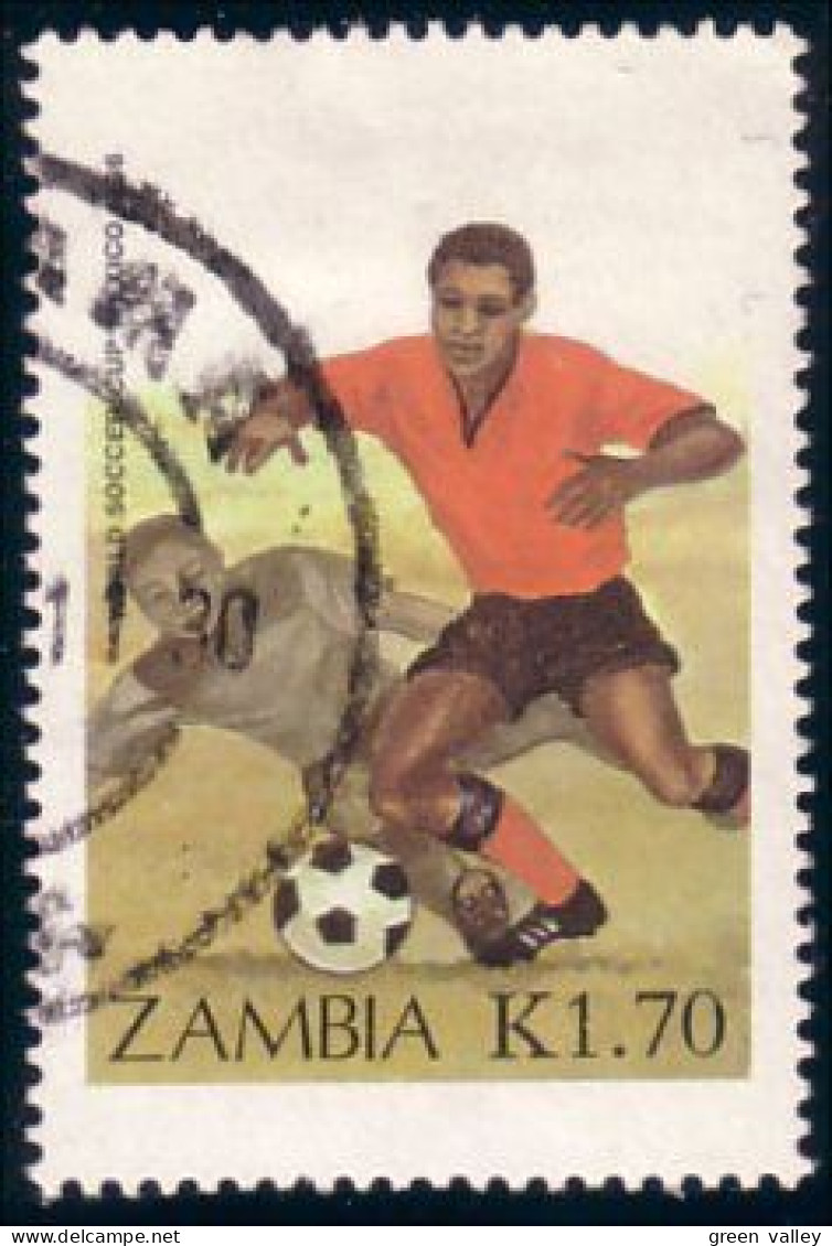 958 Zambia Football Soccer K 1.70 (ZAM-48) - Zambie (1965-...)