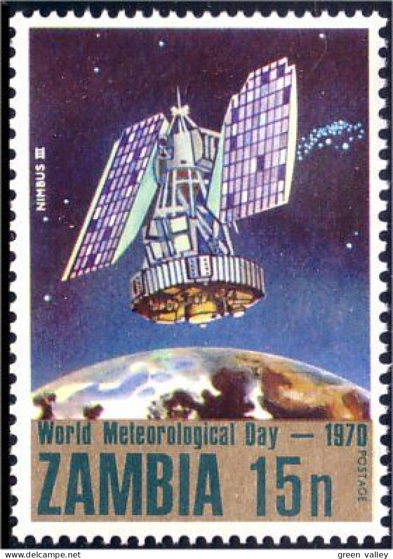 958 Zambia Satellite Météorologie Meteorology Day MNH ** Neuf SC (ZAM-14) - Climate & Meteorology