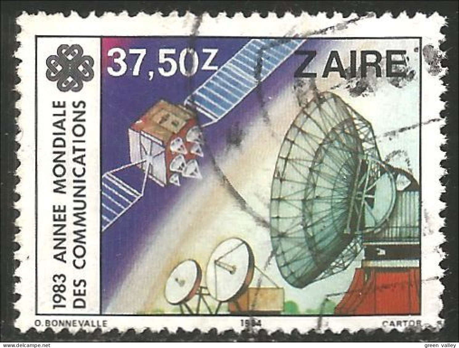 956 Zaire Antenne Satellite Communications Antenna (ZAI-22) - Telecom
