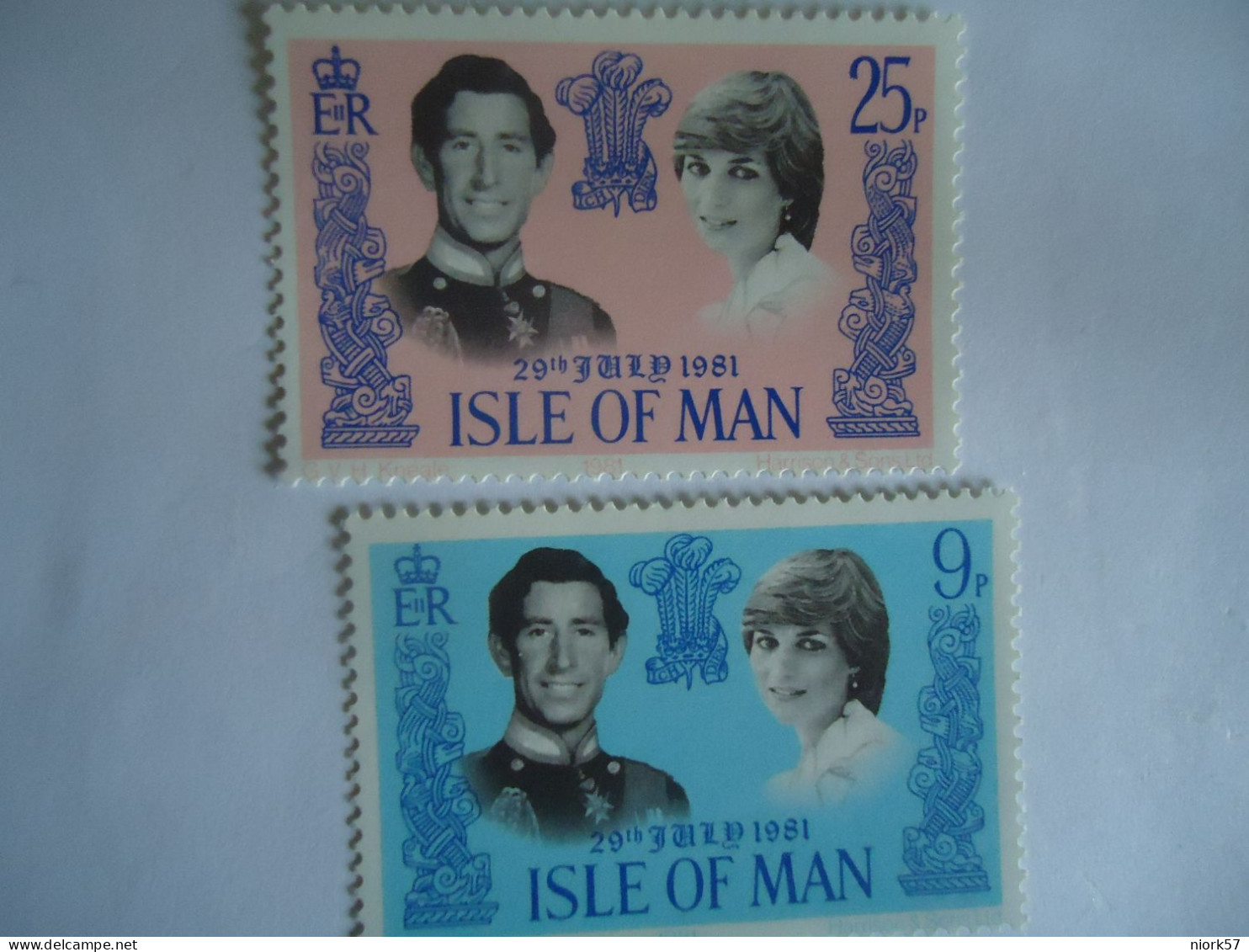 ISLE OF MAN   MNH  STAMPS KING   QUEEN DIANA  1981 - Isola Di Man