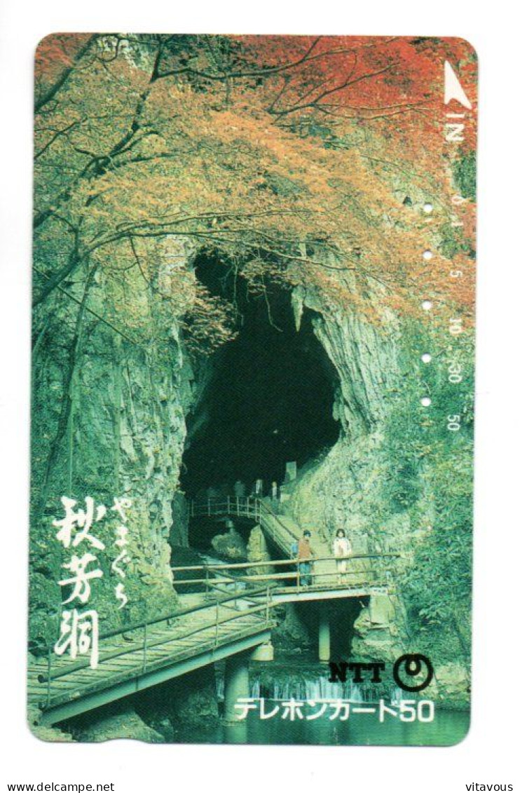 Grotte Cave Télécarte JAPON Phonecard Telefonkarte (K 142) - Paysages