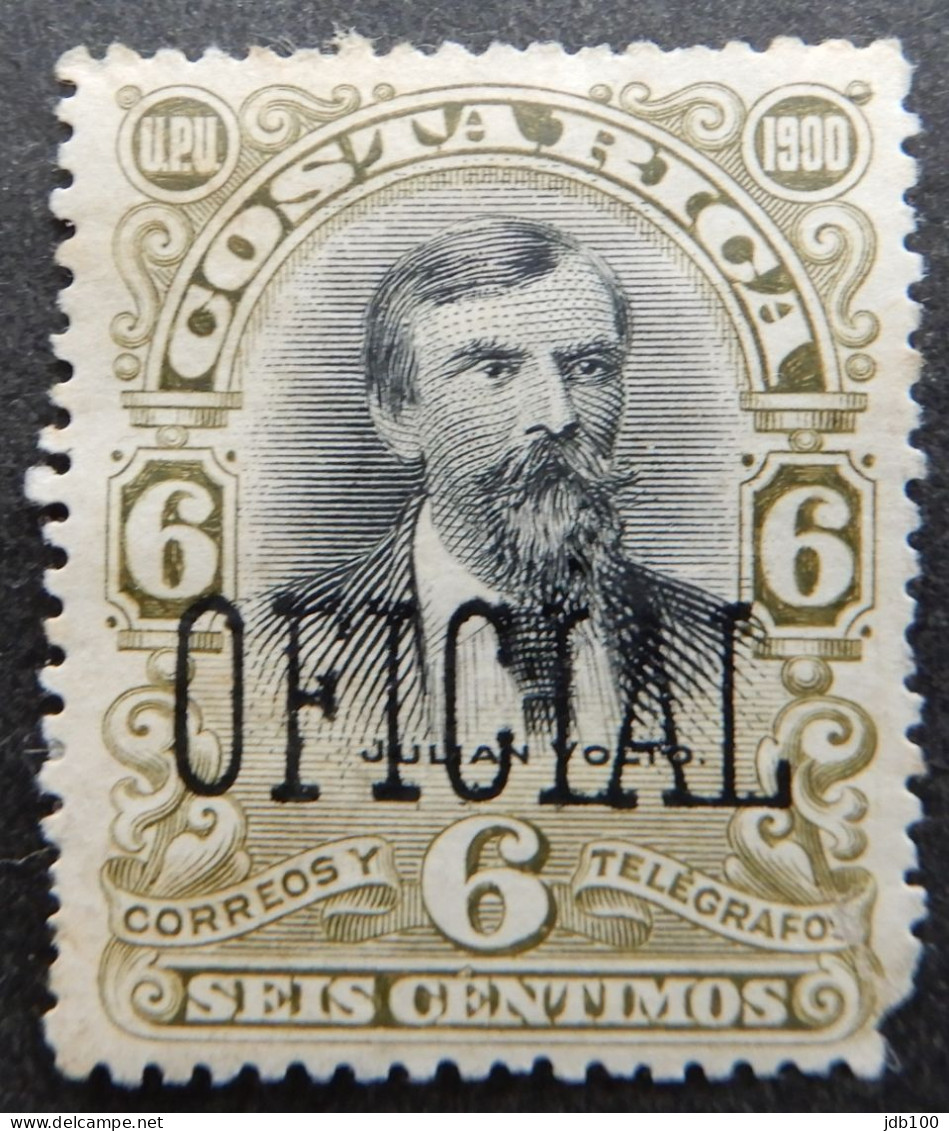 Costa Rica 1903 (3) Julian Volio Liotente Oficial - Costa Rica