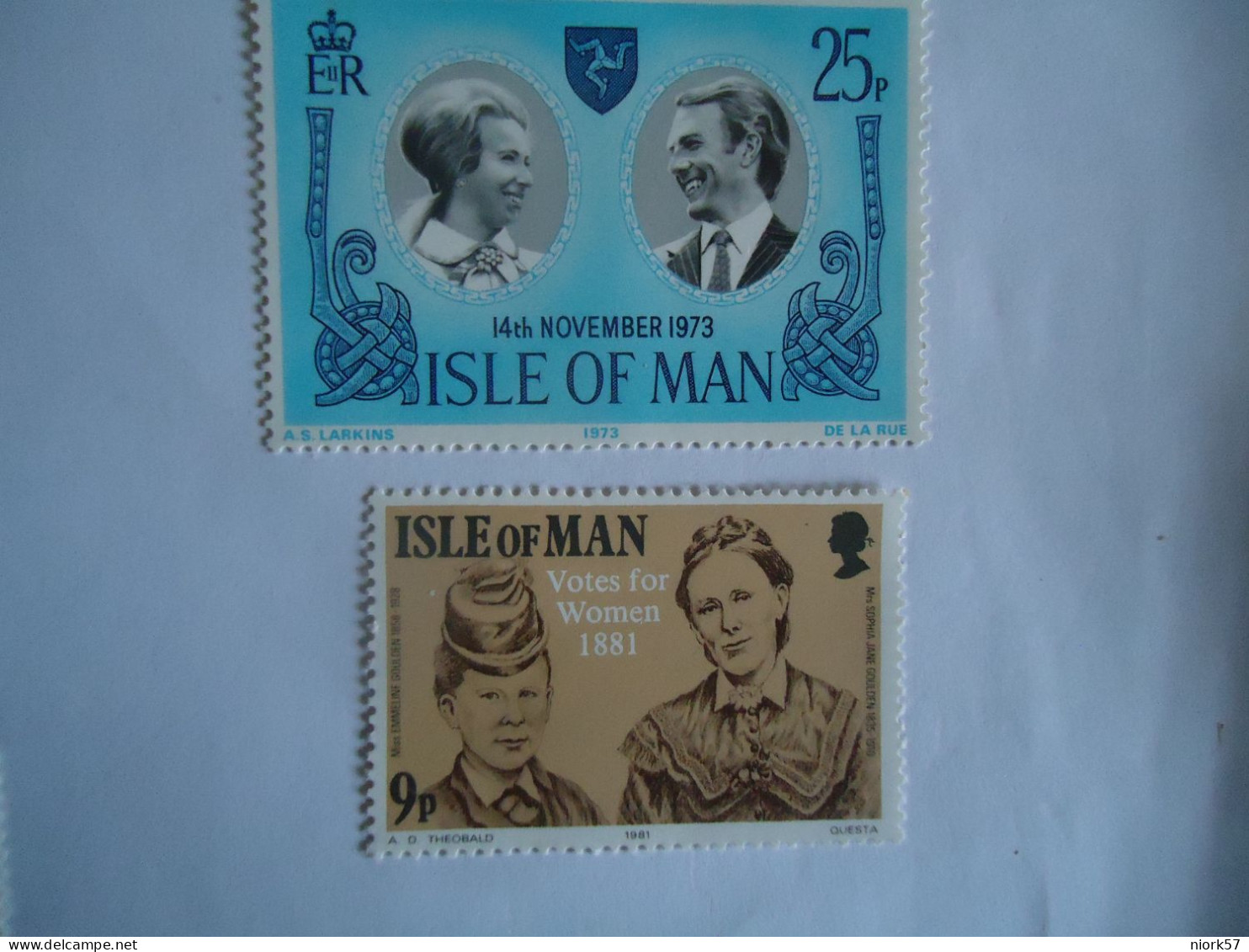 ISLE OF MAN  2  MNH  STAMPS KING - Otros & Sin Clasificación