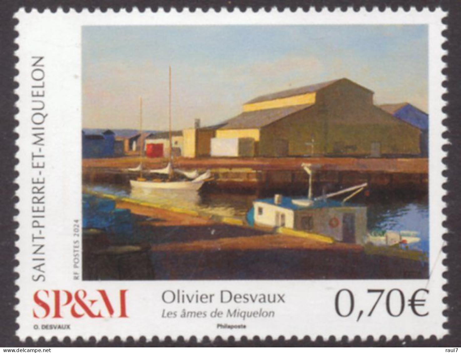 St Pierre Et Miquelon 2024 - Arts, Les Âmes De Miquelon D'Olivier DESVAUX - 1 Val Neuf // Mnh - Nuevos