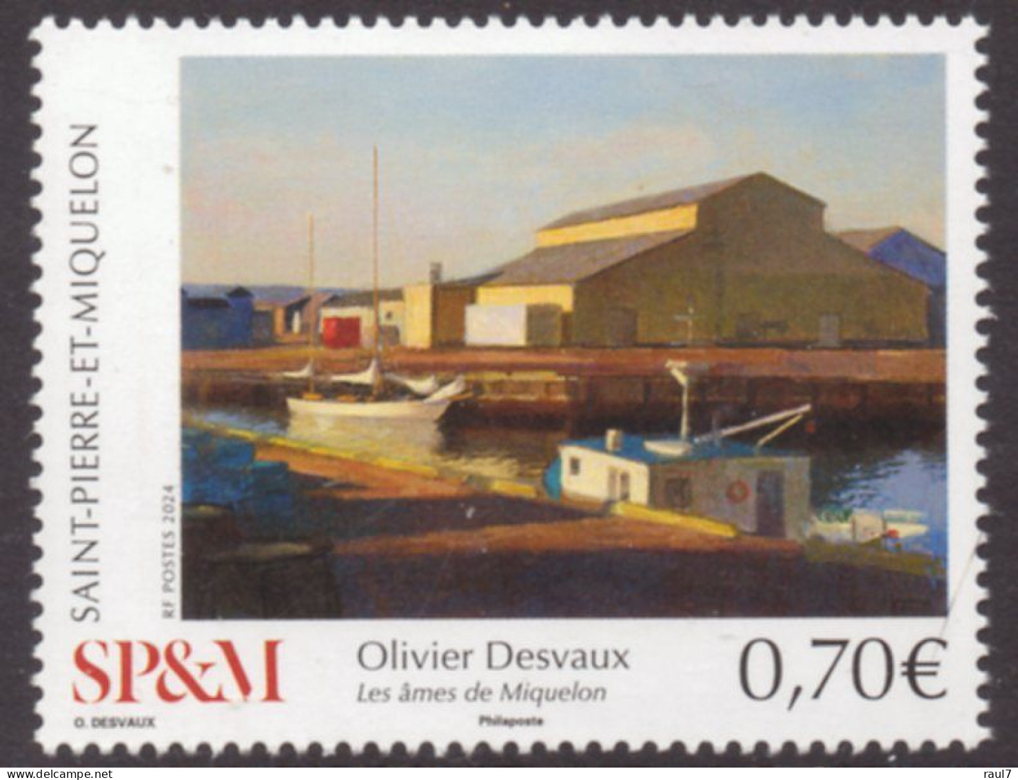 St Pierre Et Miquelon 2024 - Arts, Les Âmes De Miquelon D'Olivier DESVAUX - 1 Val Neuf // Mnh - Nuovi