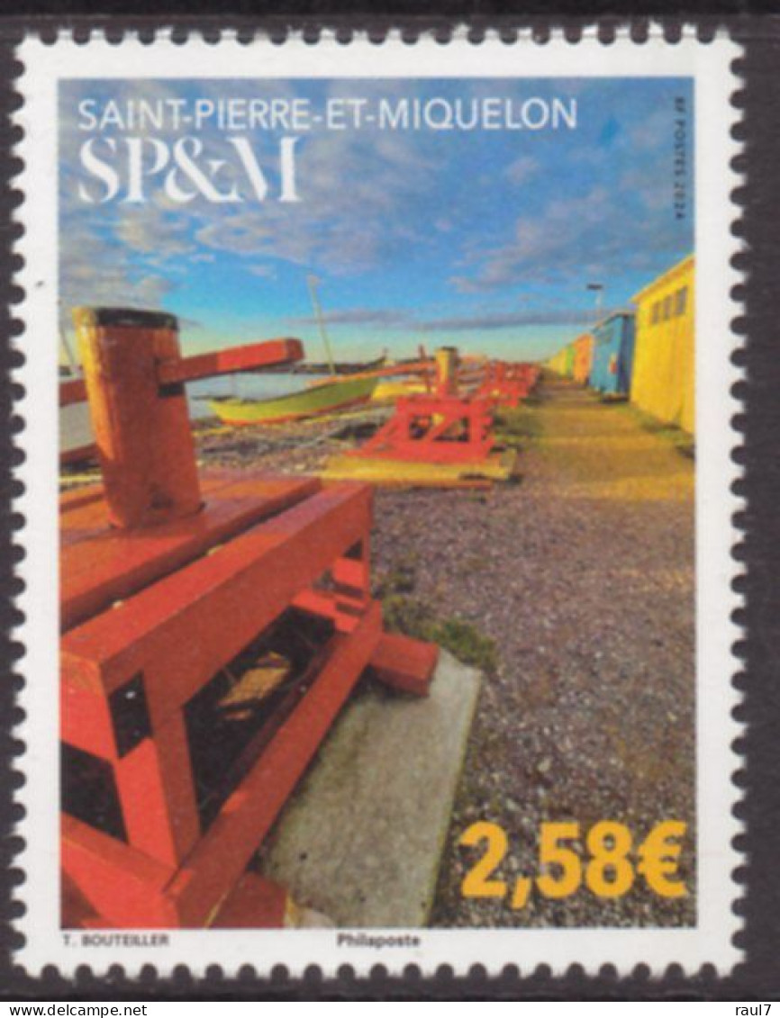 St Pierre Et Miquelon 2024 - Bateaux, L'Ile Saint-Pierre - 1 Val Neuf // Mnh - Nuovi